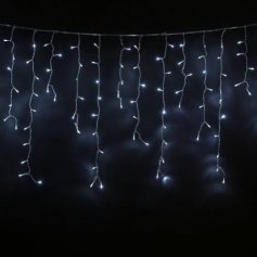 Гирлянда Бахрома комнатная LED 3х0.5м белая холодная