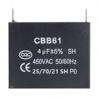 Конденсатор CBB61 4мФ прямоугольный