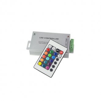Контроллер RGB с пультом радио 12V 24А(max)