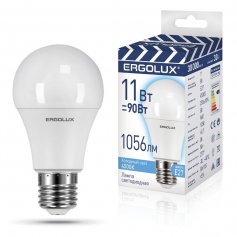 Лампа светодиодная Ergolux LED-A60-11W-E27-4K