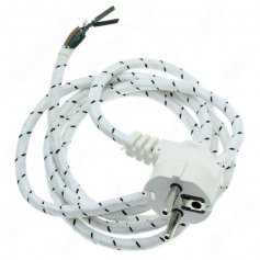 Шнур для утюга ГОСТ с литой вилкой 3х0.75 кабель 1.75м