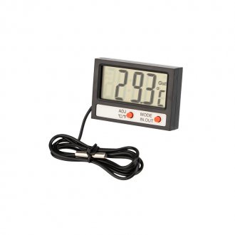 Термометр электронный Rexant комнатно-уличный с часами